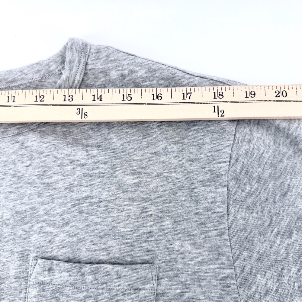 Faherty Sunwashed Pocket Tee Mens Large Grey Organic Cotton MKS2519-GHE NWOT - Picture 7 of 9